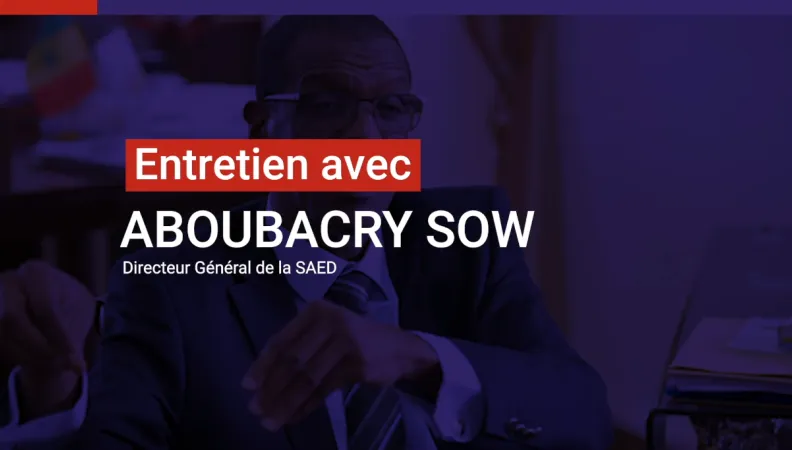 Aboubacry Sow : Directeur général de la Société d’aménagement et d’exploitation du Delta 